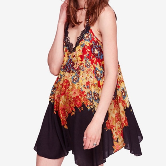 Free People Dresses & Skirts - Free People Slip Dress Floral Haze